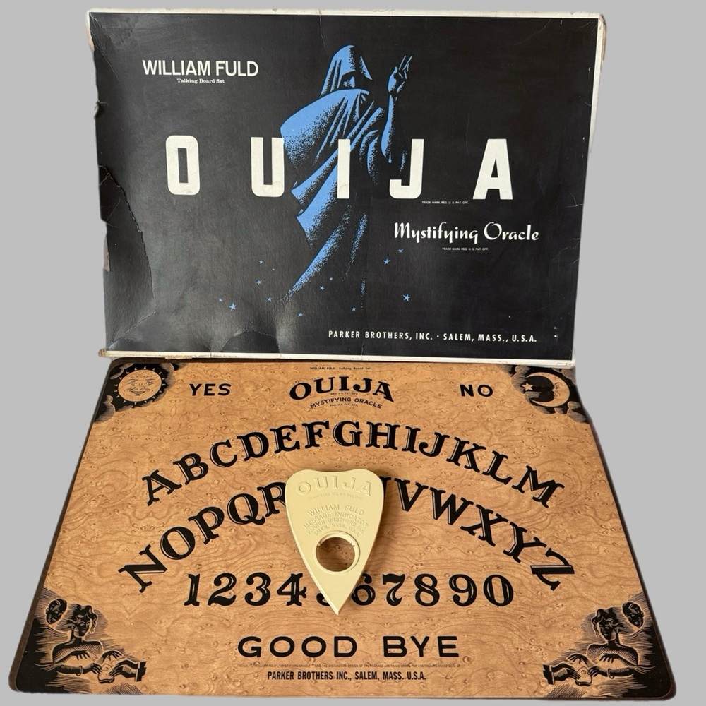 Vtg 60s Ouija Board Mystifying Oracle Board Game William Fuld Parker Brothers